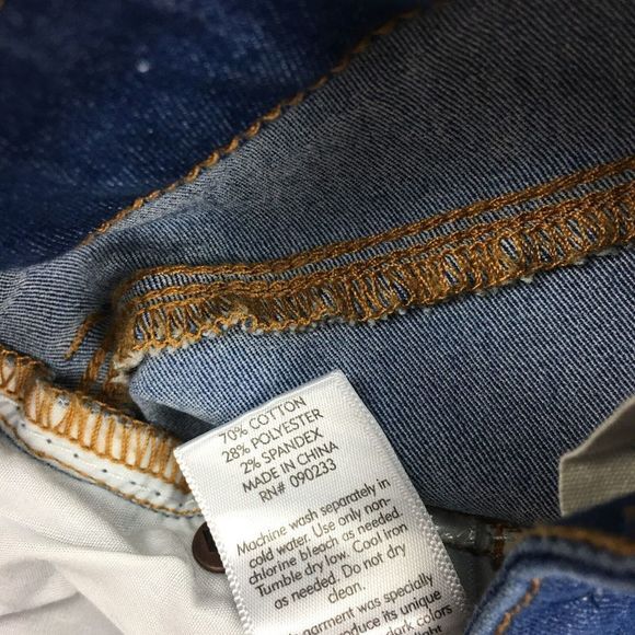 Pacsun Super High Rise Skinniest‎ Medium Blue Wash Jeans Cotton Women 25 - Picture 6 of 7